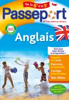 Passeport - Anglais - De la 6e à la 5e - Cahier de vacances 2024