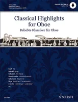 Pièces célèbres pour hautbois, arrangés pour hautbois et piano. oboe and piano. Play-along.