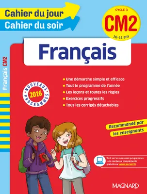 Français CM2 - Cahier du jour Cahier du soir