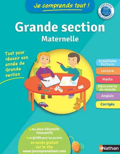 Livres Scolaire-Parascolaire Maternelle Je comprends tout ! Grande section maternelle Mariana Vidal