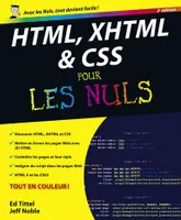 HTML, XHTML et CSS Pour les nuls, 2e
