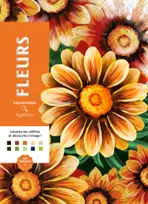 Coloriages mystères - Fleurs, Coloriez les chiffres et découvrez l'image