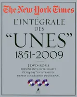 The New York Times + 3 DVD-Roms - L'intégrale des Unes 1851-2009 - DVD offert