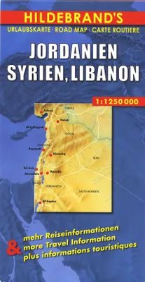 Jordanie, Syrie, Liban 1 : 1 250 000.
