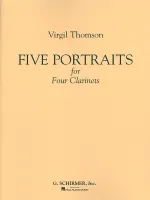 5 Portraits For 4 Clarinets, Score