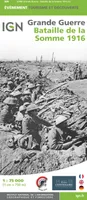 87080 Bataille De La Somme 1916  1/75.000