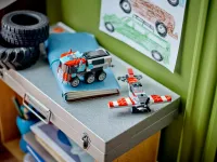 Jeux et Jouets Jeux de construction Lego, briques et blocs Le camion remorque avec hélicoptère Lego Creator