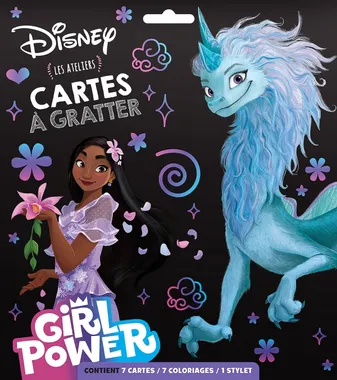 DISNEY - Pochette Cartes à gratter - Spécial Héroïnes et Girl Power