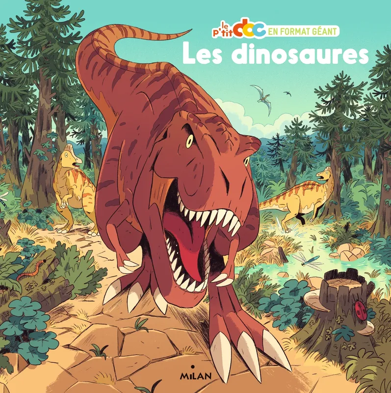 Livres Jeunesse de 3 à 6 ans Documentaires Les dinosaures - format géant Stéphanie Ledu