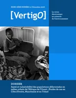 Santé et vulnérabilité des populations défavorisées en milieu urbain de l'Afrique de l'Ouest. Etudes de cas en Côte d'Ivoire, Mauritanie et au Tchad