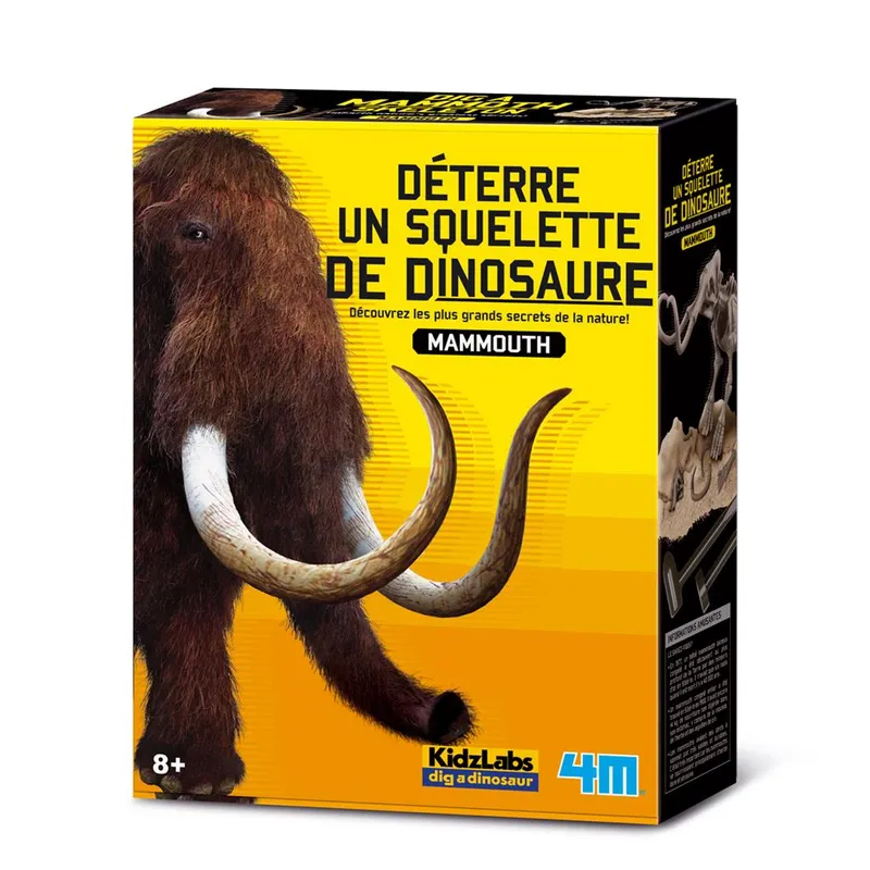 Jeux et Jouets Jeux éducatifs et scientifiques Découverte du monde Mammouth / Déterre ton dinosaure Kit de fouille