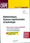 Mathématiques, sciences expérimentales et technologie / CRPE : concours 2010-2011