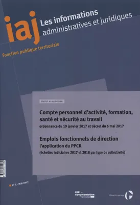 INFORMATIONS ADMINISTRATIVES JURIDIQUES N.5 (édition 2017)