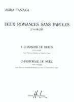 Romances sans paroles (2), Flûte ou hautbois ou violon et piano