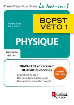 Physique, BCPST-Véto, 1re année