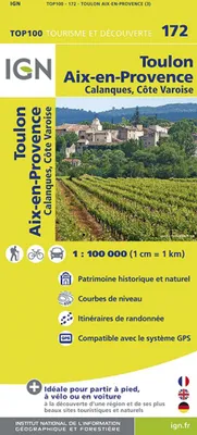 Top 100, 172, Aed Top100172 Toulon/Aix-En-Provence  1/100.000