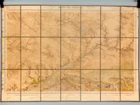 Mont-de-Marsan. Carte topographique de l'Etat-Major. Carte géologique détaillée
