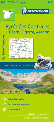 Livres Loisirs Voyage Cartographie et objets de voyage Carte Zoom Pyrénées Centrales - Béarn · Bigorre · Aragon 145