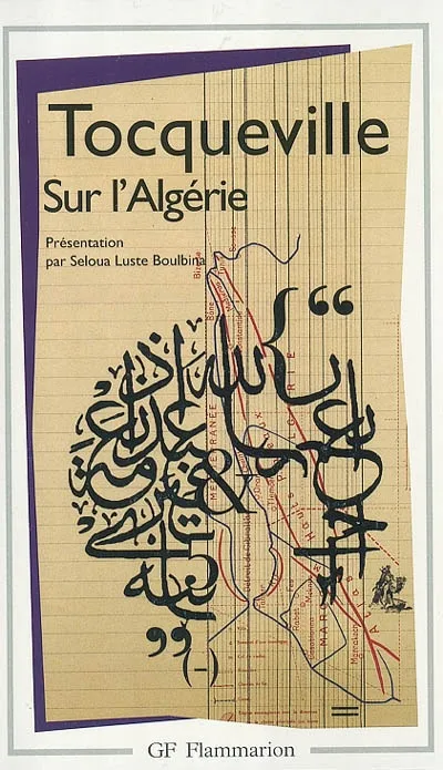 Livres Sciences Humaines et Sociales Philosophie Sur l'Algérie Alexis de Tocqueville