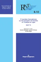 Revue des nouvelles technologies de l'information, n° B.10, Xe journées francophones sur les Entrepôts de Données et l'Analyse en Ligne