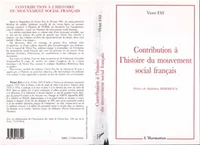 Contribution à l'histoire du mouvement social français