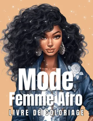Mode Femme Afro, Livre de coloriage
