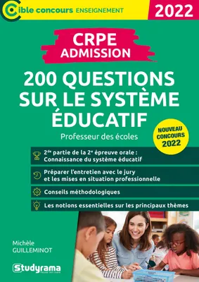 CRPE admission, 200 questions sur le système éducatif