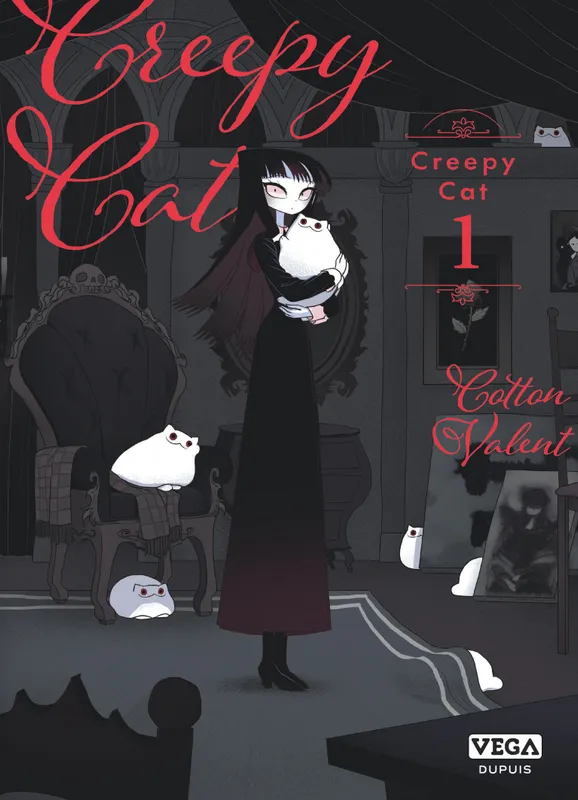 Jeux et Jouets Livres Livres pour les  Ados et Jeunes Adultes BD - Manga 1, Creepy Cat - Tome 1 Cotton Valent