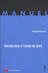 Introduction à l'étude du droit - 14e édition, Manuel