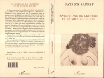 Inventions de lecture chez Michel Leiris
