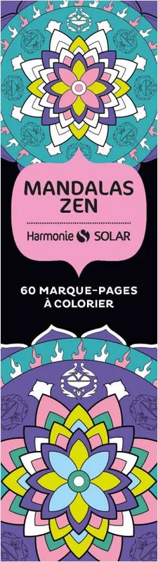 Livres Bien être Développement personnel Mandalas Zen - 60 marque-pages à colorier Alan Guilloux