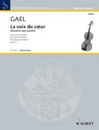 La voix du coeur, Romance sans paroles. op. 51. violin and piano.