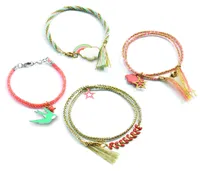 Bijoux à créer 'bracelets kumihimo' céleste djeco 9818 , loisirs créatifs  enfants
