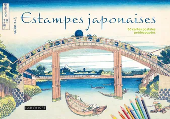 Cartes postales à colorier : Estampes japonaises