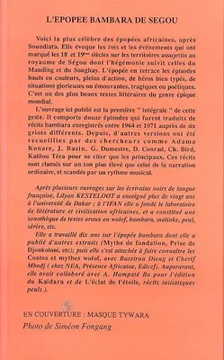 L'épopée Bambara de Ségou, Recueillie et traduite - Tome 2