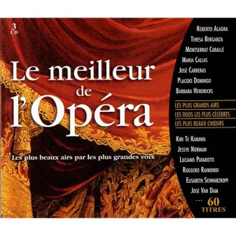 LE MEILLEUR DE L'OPERA 3 CDS