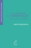 De la fragilité de la démocratie, Une lecture de Tocqueville