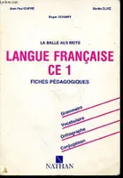 Langue française, CE1, fiches pédagogiques