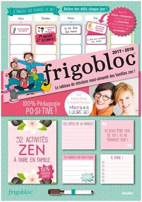 Tableau des missions aimanté Frigobloc - Pédagogie positive - Isabelle  Pailleau, Audrey Akoun - Librairies Sorcières