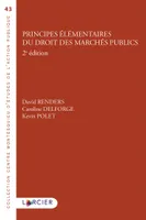 Principes élémentaires du droit des marchés publics