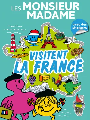 Les Monsieur Madame visitent la France - Livre d'activités, Activités et autocollants