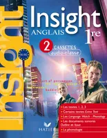Insight Anglais 1re - 2 cassettes audio-classe
