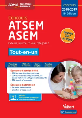 Concours ATSEM et ASEM - Catégorie C - Tout-en-un, Concours 2018-2019