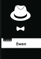 Le carnet d'Ewen - Lignes, 96p, A5 - Chapeau et N ud papillon