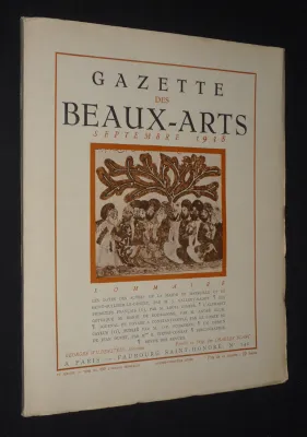 Gazette des Beaux-Arts (80e année - 899e livraison - Septembre 1938)
