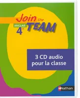 Join the Team 4ème - 3 CD audio classe