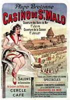 Carnet ligné Affiche Casino Saint-Malo