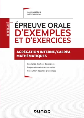 Epreuve orale d'exemples et d'exercices, Agrégation interne/CAERPA mathématiques