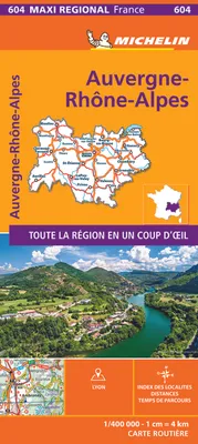 Carte Régionale Maxi - Auvergne-Rhône-Alpes
