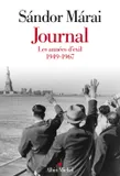 Journal / Sándor Márai, Journal - volume 2, Les années d'exil 1949-1967